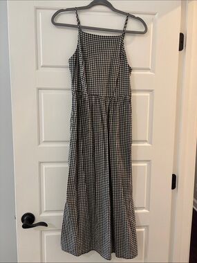 Black and White Gingham Dress